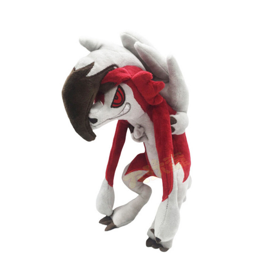 12" Night Midnight Lycanroc Plush Stuffed Toy Cartoon Soft Doll