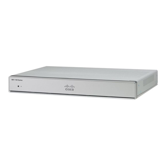 CISCO Isr 1100 8 Ports Dual Ge Wan 677QQ12