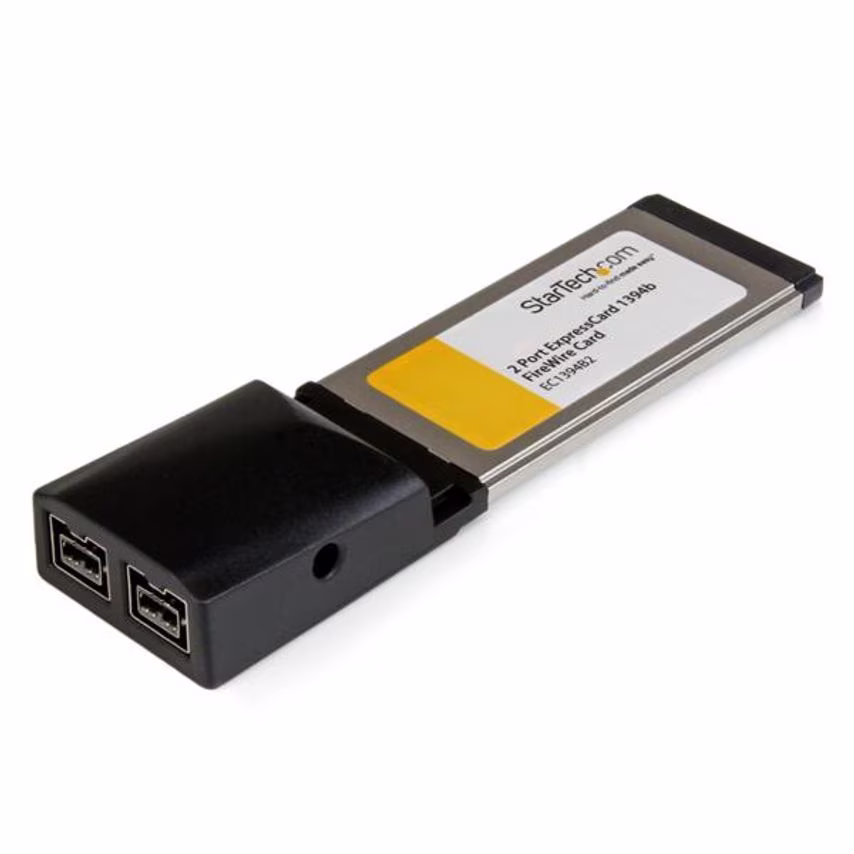 Startech 2PT ExpressCard 1394b FireWire FW800- you get 3