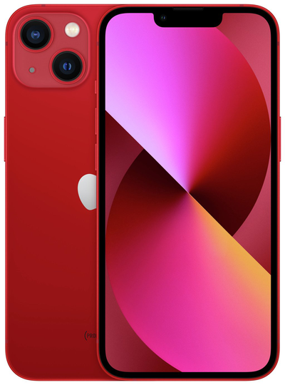 SIM Free iPhone 13 5G 128GB Mobile Phone - Product Red