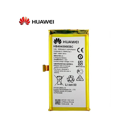 Huawei HB494590EBC Genuine Battery 3000mAh 11.4Wh For Huawei Honor 7