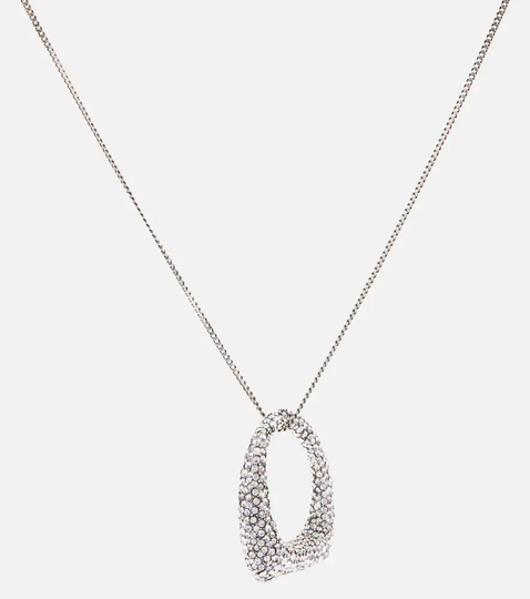 Crystal-embellished necklace