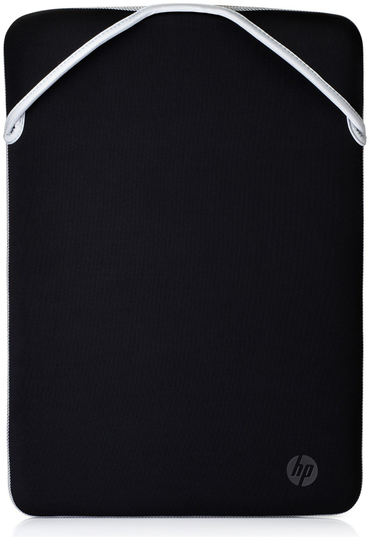 HP 14 Inch Reversible Laptop Sleeve - Black & Silver