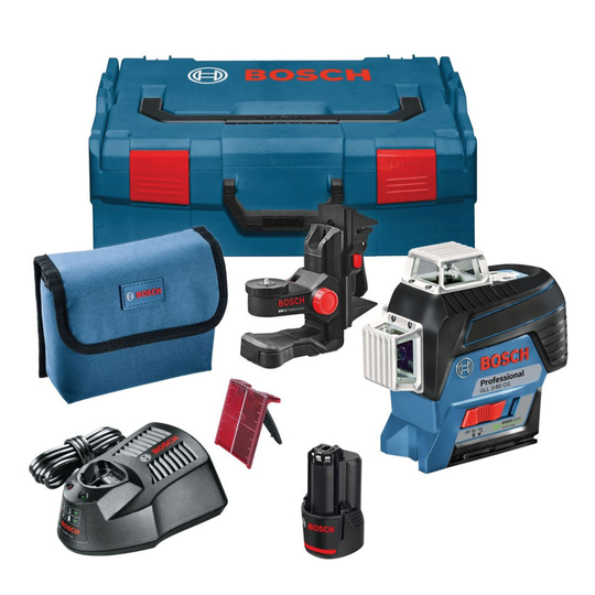 Bosch GLL 3-80 C 12V Professional Multi Line Laser Including BM1 Mount, 1X 2.0AH