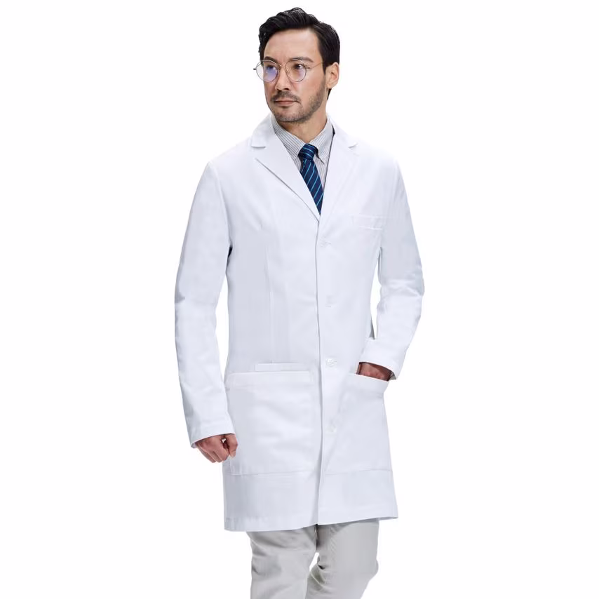 Dr.James DR11 Dr. James Lab Coat Men, Semi-tailored Fit, Smartphone a- you get 5