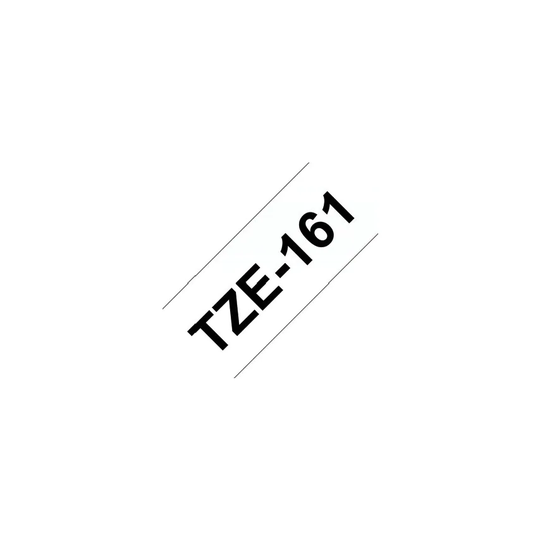 Brother TZE-161 36MM P-touch Tape Black/Clear