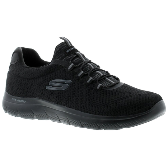 (Black, 9 (Adults')) Skechers Summits Men's Trainers UK Size