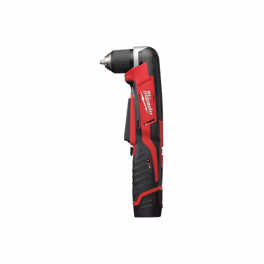 Milwaukee M12 COMPACT RIGHT ANGLE DRILL (2x2.0AH BATTERIES, CHARGER, BAG)