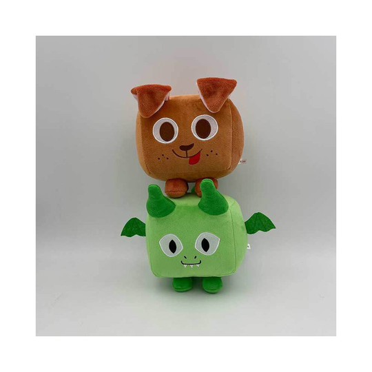 (2pcs) Big Games Pet Simulator X Cat Axolotl Dog Bat Plush Stuffed Doll Toy