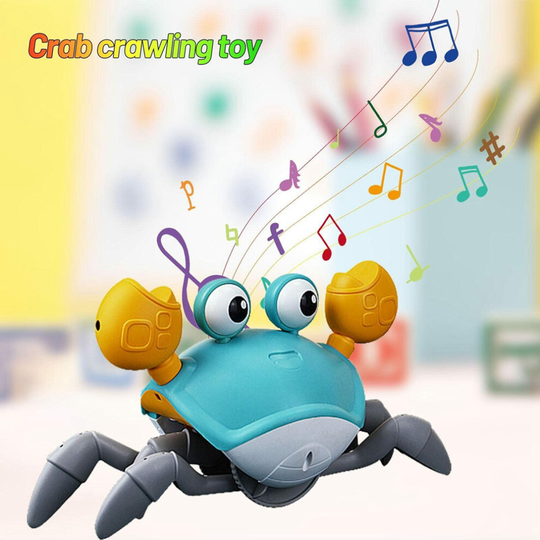 Baby Crawling Crab Musical Toy Toddler Electronic Gift Crawling Toys