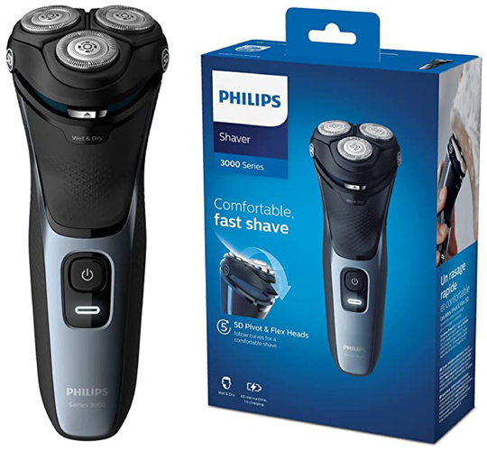 Philips Series 3000 Wet and Dry Electric Shaver S3133/51