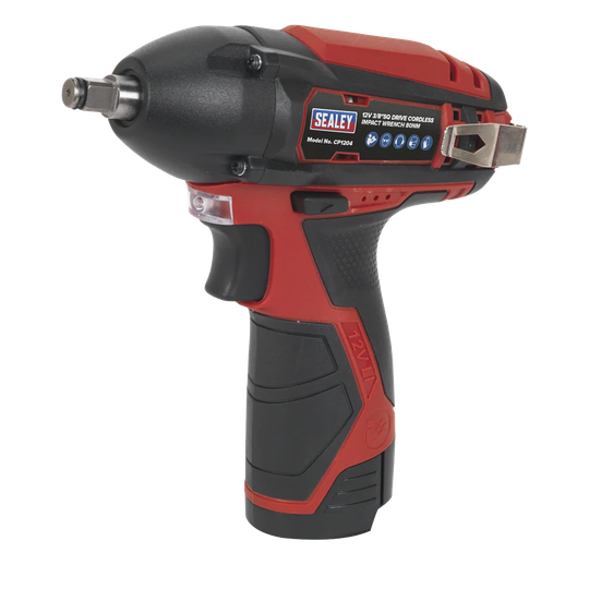 Sealey Cordless Impact Wrench 3/8" Square Drive 80nm 12V Li-ion - Body Only