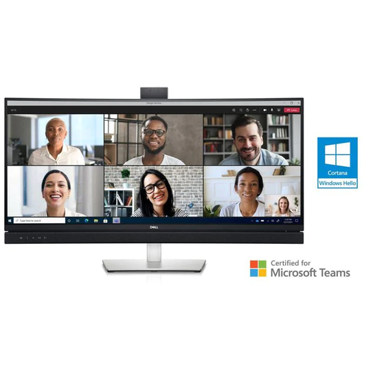 Dell C3422WE 34.1 Inch 3440 x 1440 pixels UltraWide Quad HD LCD Black Silver