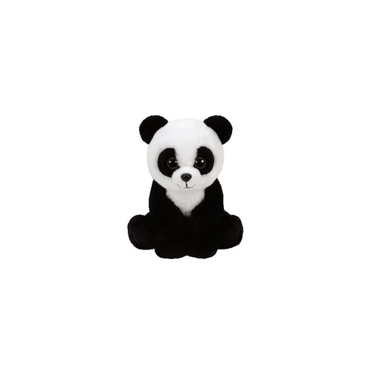 Ty Beanie Babies 41204 Panda Cuddly Toy - Baboo, 15 cm