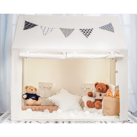 Wendy Playhouse Tent Kids Toddler Indoor & Outdoor Garden Games Castle Toy Children Portable Canvas Camp Birthday Gift for 1 2...