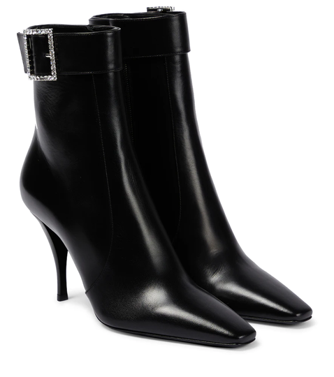 Jill embellished leather ankle boots