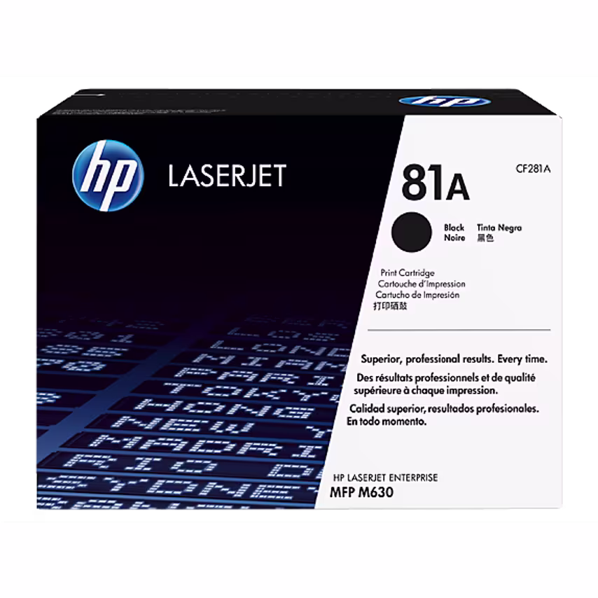 HP HP 81A Black Standard Capacity Toner 10.5K pages for HP LaserJet Enterprise M