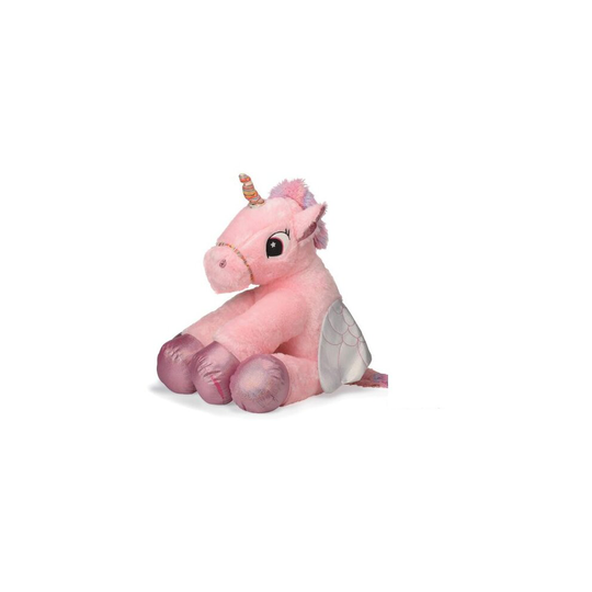 Deluxe Paws - Extra Large Pink Unicorn With Wings Plush Soft Toy - 100 CM