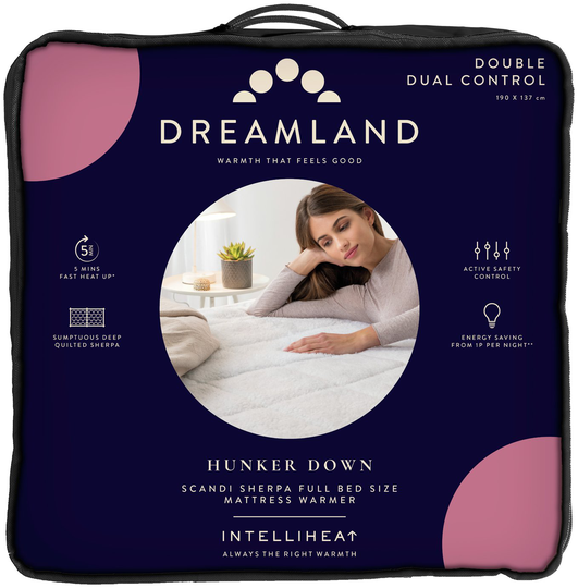 Dreamland Scandi Dual Control Underblanket