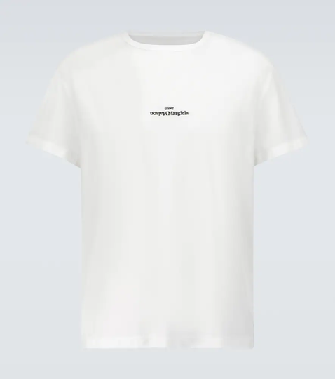 Upside down logo T-shirt
