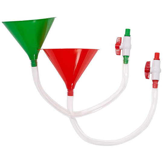 2 Bong Chugger Funnel with Leak Proof Stop Valve
