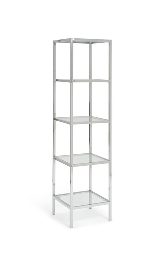 Habitat Tallie Narrow Shelving Unit - Silver