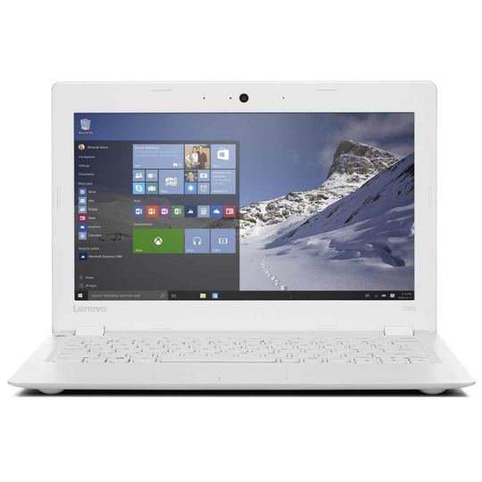Lenovo Ideapad 100s 11.6 Inch Laptop Windows 10 OS 2GB RAM 32GB eMMC White