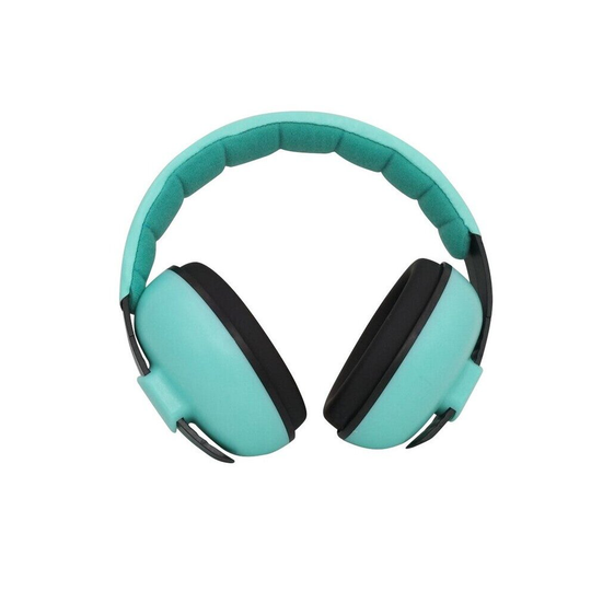 Baby Hearing Protector Soft Earmuffs For Infant Kids Noise Reduction Green