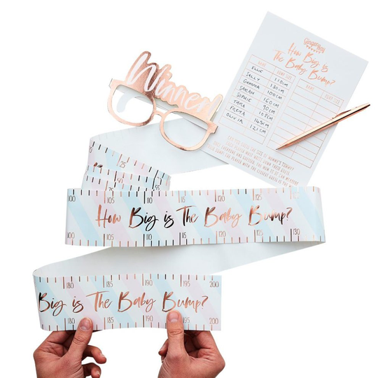 Measure the Baby Bump Game - Twinkle Twinkle - Baby Shower