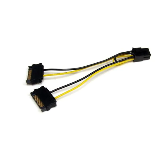 Startech 6in SATA Power to 6 Pin PCIE Adapter- you get 43