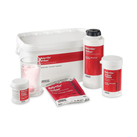 Virkon Virkon Tablets - 12 Tubs of 50 x 5gm Tablets PK12