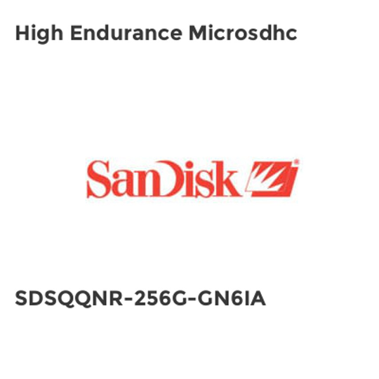 Sandisk High Endurance Microsdhc- you get 4