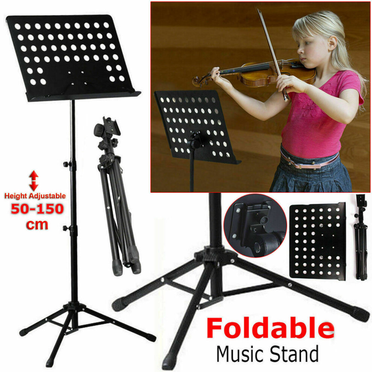 Orchestral Music Stand Folding Adjustable Sheet Stand Tripod Base