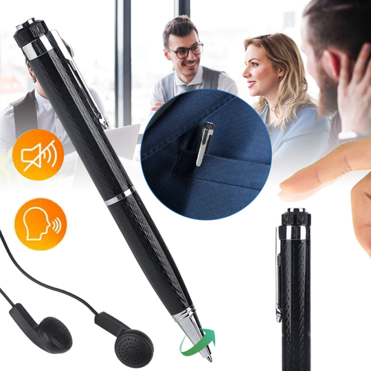 Digital Voice Recorder Pen Voice Recorder Spy MP3 Playback+ Headphones