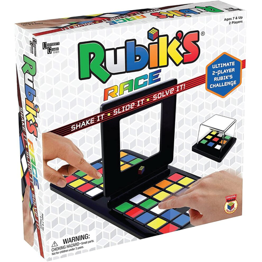 Rubik's Race | Classic Fast-Paced Strategy Sequence Board Game, Ultimate Face to Face Two Player Game