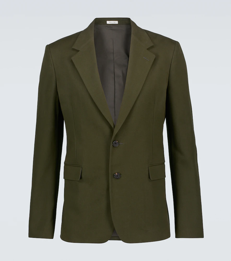 Embellished single-breasted blazer