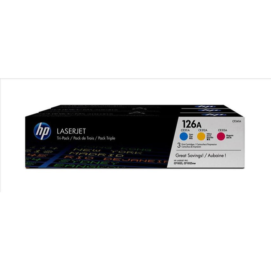 HP HP 126A Multipack Standard Capacity Toner 3x 1K pages for HP LaserJet Pro 100