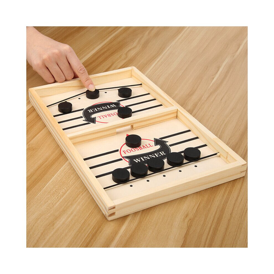 () Adult / Kids Family Games Bouncing Chess Fast Sling Puck Game Child Paced Sling Puck Chess Board Toys Gift For Children