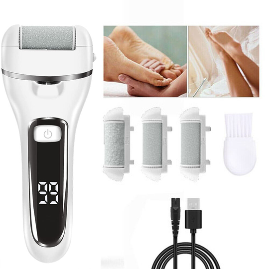 Electric Callus Foot File Remover Hard Skin Pedicure Tool Rechargeable