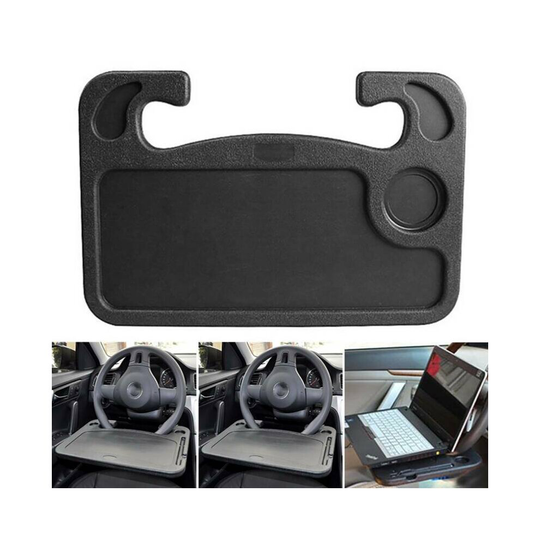 Car Steering Wheel Desk Tray Laptop Food Eating Reading Writing Stand Holder