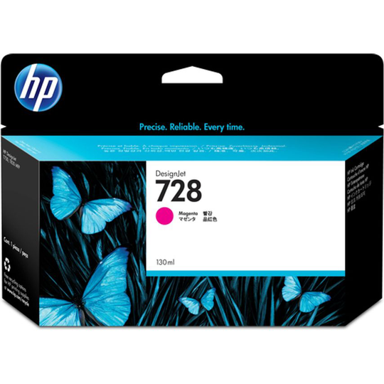 HP Ink Cartridge No 728 Magenta- you get 2