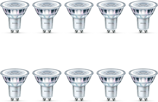 Philips 50W LED GU10 Light Bulb - 10 Pack