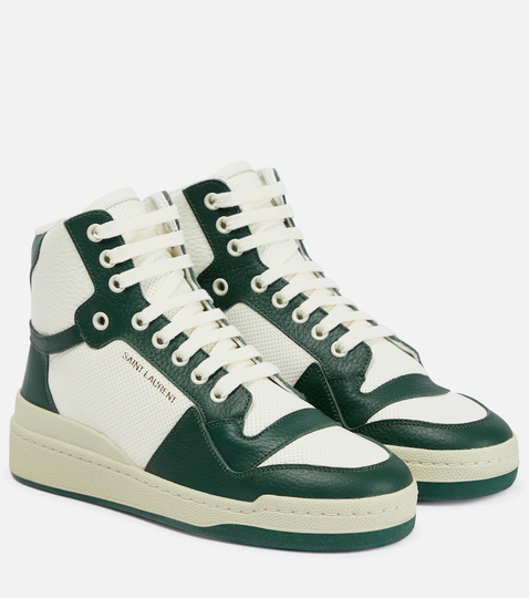 SL/24 leather high-top sneakers