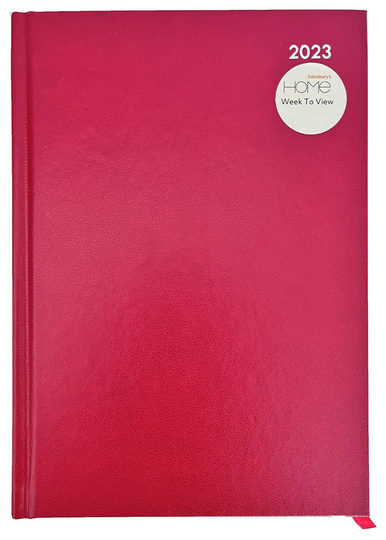 Argos Home Medium Week To Page Red Diary