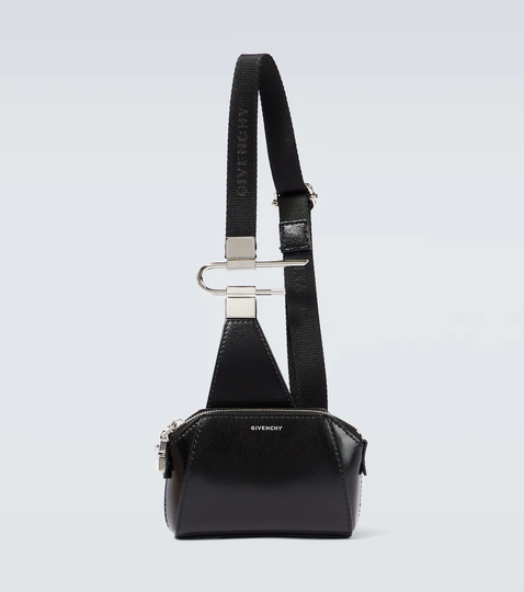 Mini Antigona leather shoulder bag