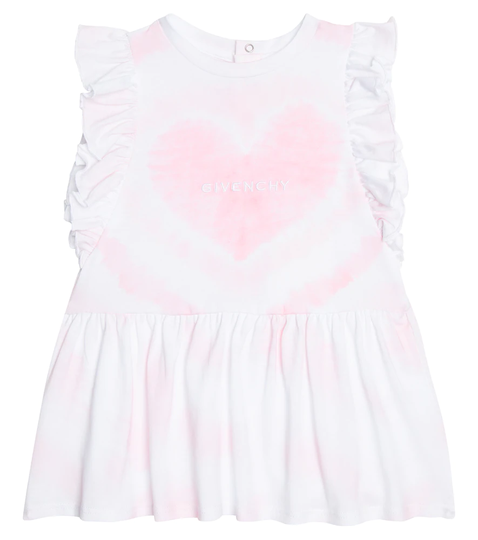 Baby tie-dye cotton dress