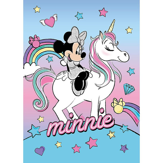 Disney Unicorn and Minnie Mouse Blanket