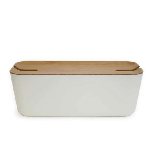 Bosign Hideaway Cable Organiser Extra Large White & Natural