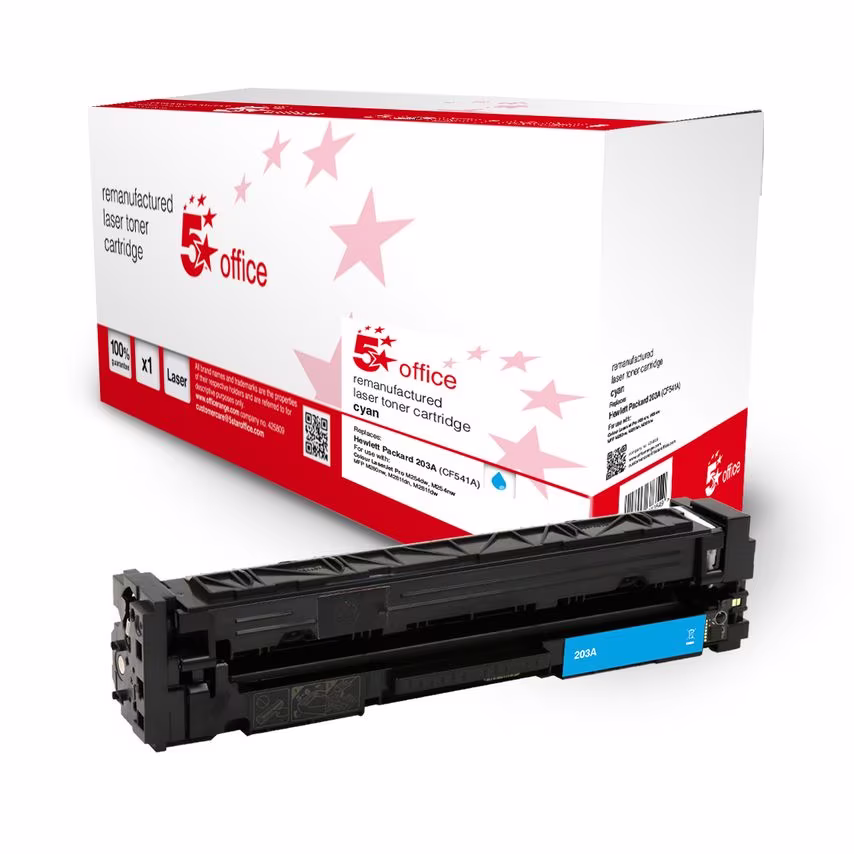 5 Star office 5STAROFFICE HP 203A Toner Cartridge Cyan CF541A