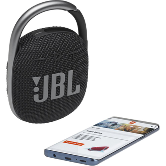 JBL CLIP 4 Portable Wireless Speaker - Black